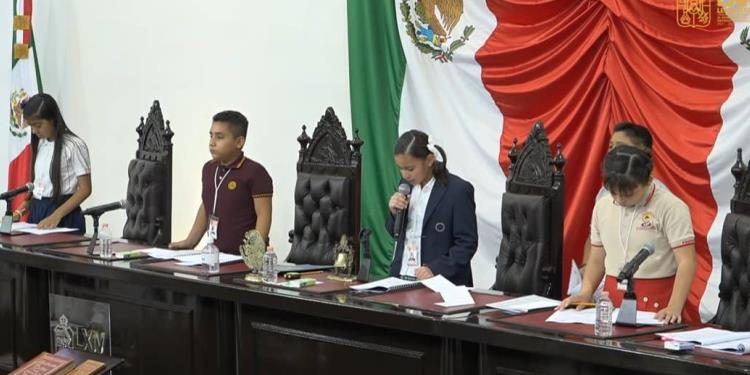 Celebran el XIX Congreso de Niñas y Niños Legisladores
