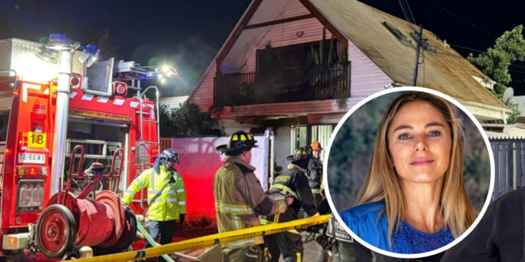Mariana Derderián, actriz chilena sufre un momento desgarrador, al perder a su hijo en un incendio