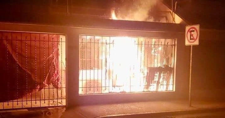 Incendio en Colonia Centro causado por transformador quemado