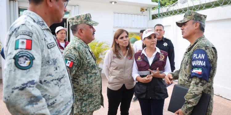 Mara Lezama da reporte y actualización sobre las condiciones climatológicas y acciones de apoyo a las y los quintanarroenses