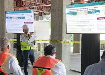 Supervisan Zoé Robledo y Carlos Manuel Merino avance de IMSS-Bienestar en Tabasco