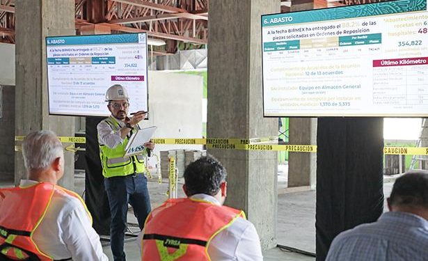 Supervisan Zoé Robledo y Carlos Manuel Merino avance de IMSS-Bienestar en Tabasco