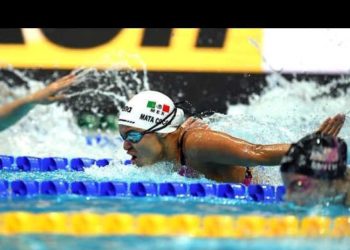 María José Mata Cocco gana medalla de bronce en natación