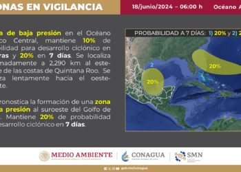 Se esperan lluvias fuertes en Quintana Roo