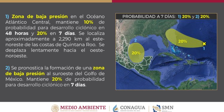 Se esperan lluvias fuertes en Quintana Roo