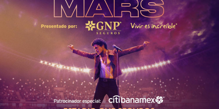 Adelantan tercera fecha de reapertura para el concierto de Bruno Mars en el Estadio GNP Seguro