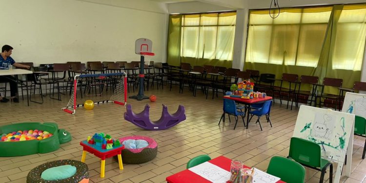 Instala el DIF Quintana Roo ludotecas en refugios temporales