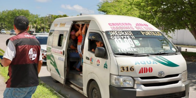 IMOVEQROO refuerza la seguridad de los ciudadanos en unidades de transporte público en Quintana Roo