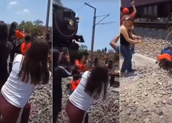 Tragedia en Hidalgo: Mujer muere al intentar tomarse una foto tras el paso del tren