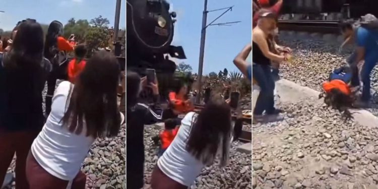Tragedia en Hidalgo: Mujer muere al intentar tomarse una foto tras el paso del tren