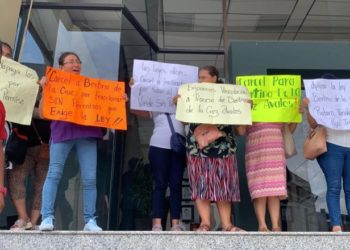 Protesta en Buenavista Río Nuevo por presunta venta fraudulenta de lotes