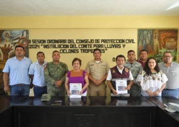 Instalan los Comités Operativos Especializados en Fenómenos Hidrometeorológicos Temporada 2024 en FCP, Cozumel y Bacalar
