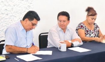Firma CCYTET acuerdo de apoyo del Taller de Ciencia para Jóvenes Campeche 2024
