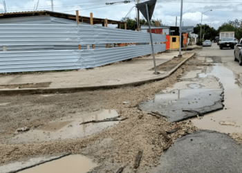 Tras la fuertes lluvias aumentan los baches en las calles de Mérida