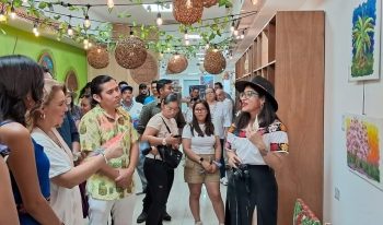 Inauguran expo-venta “Artes del edén”, en plaza Galerías