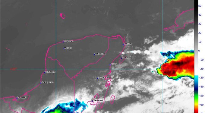 Prevén lluvias puntuales muy fuertes en Quintana Roo