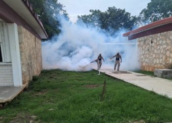 Firme Operativo de Nebulización Masiva en escuelas de Quintana Roo
