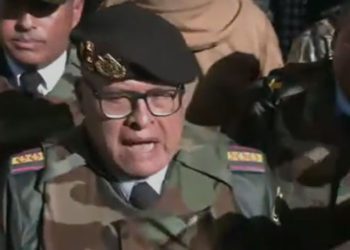 Juan José Zúñiga, excomandante militar de Bolivia, declara golpe de Estado