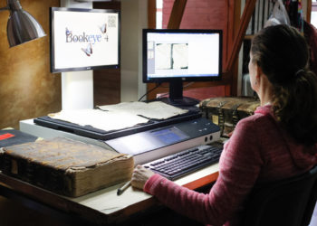 Reportan avance del 50% en digitalización de archivo histórico