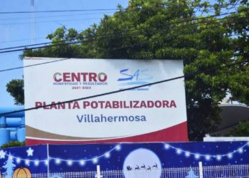 Planta potabilizadora Villahermosa circuito Centro fuera de servicio