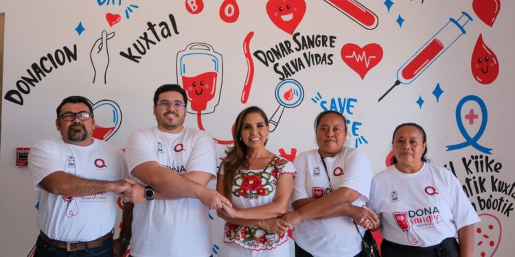 Agradece y promueve Mara Lezama el “Día Mundial del Donante de Sangre” para salvar vidas en Quintana Roo