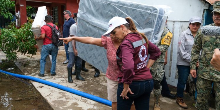 Anuncia Mara Lezama casi 37 MDP en un Paquete Integral de Acciones para Atención de la Emergencia en Chetumal
