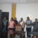 Protestan policías en demanda de pago de salarios y bonos en Cunduacán