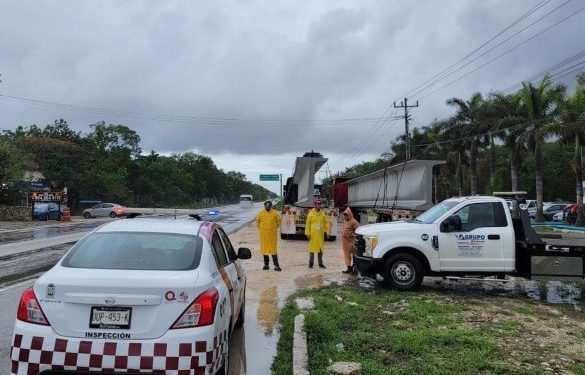 Activa IMOVEQROO Operativo Tormenta en Quintana Roo