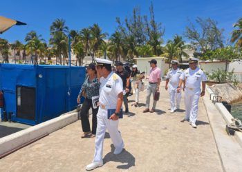 Gobierno del Estado y Secretaría de Marina refuerzan acciones para mitigar el arribo de sargazo a las costas de Quintana Roo