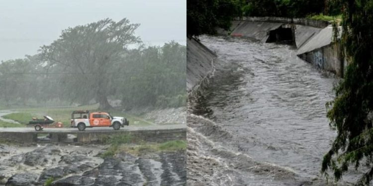 Mueren tres niños por tormenta tropical Alberto en Monterrey