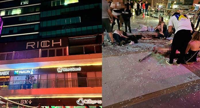 Al menos dos muertos y 15 heridos tras colapso de terraza del bar Rich, en San Luis Potosí