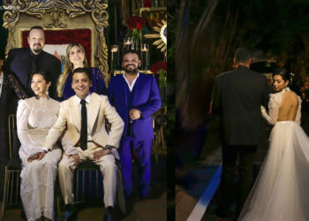Estilista de Ángela Aguilar y Nodal revela más detalles de la boda