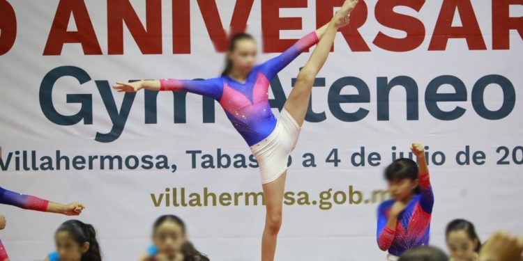 Celebran 39 Aniversario del Gym Ateneo con presentación de disciplinas deportivas