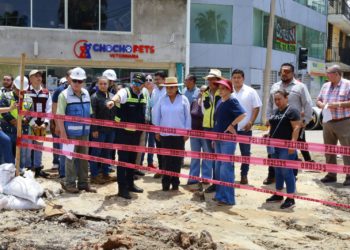 Supervisan Aura Medina y Yolanda Osuna obra del malecón y operación de cárcamos