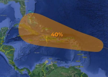 Vigilan nueva zona de baja presión al norte de las islas de Sotavento