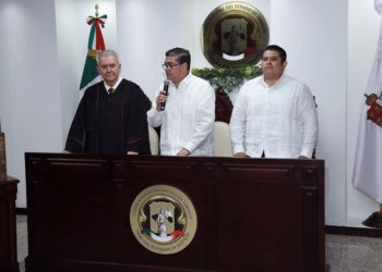 Presenta Enrique Priego Oropeza su informe frente al Poder Judicial