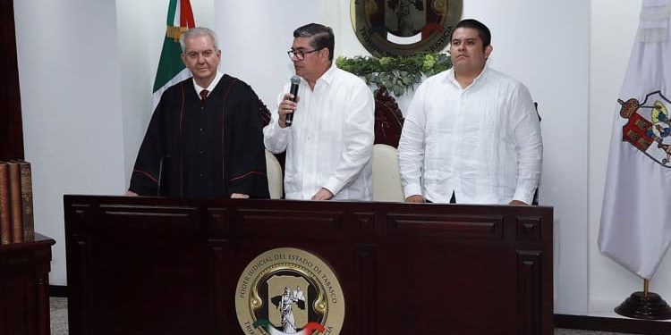 Presenta Enrique Priego Oropeza su informe frente al Poder Judicial