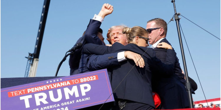 Donald Trump sufre atentado durante un mitin en Pensilvania