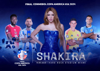 Shakira protagonizará el shown en la final de la Copa América 2024