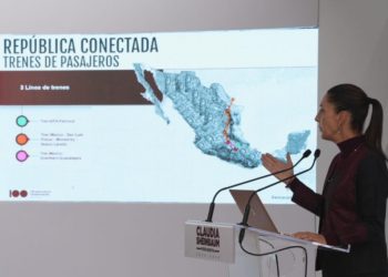Presenta Claudia Sheinbaum tres nuevas rutas del tren de pasajeros