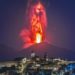 El Volcán Etna hace erupción en Italia
