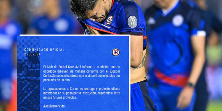 El Cruz Azul anuncia la salida de Carlos Salcedo