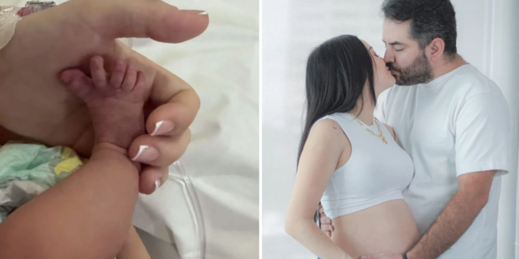 José Eduardo Derbez y Paola Dalay le dan la bienvenida a su hija, Tessa