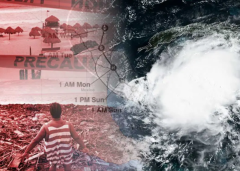 El huracán ‘Beryl’ se mueve sobre la Península de Yucatán dejando lluvias intensas