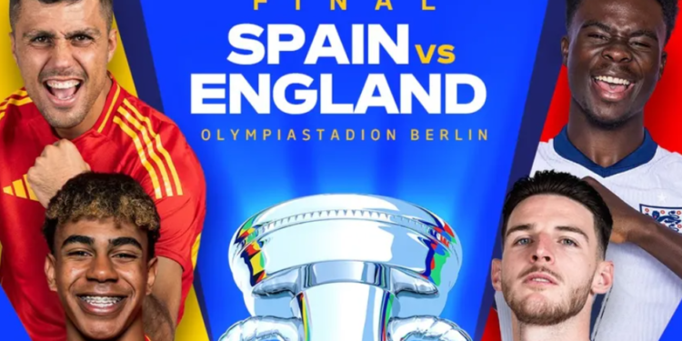 España e Inglaterra en la final de la Eurocopa 2024