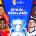 España e Inglaterra en la final de la Eurocopa 2024