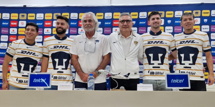 Presentan a los nuevos refuerzos de los Pumas de la UNAM para la Apertura 2024 de la Liga MX
