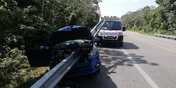 Accidente en la autopista «El Tintal» deja a un hombre gravemente herido
