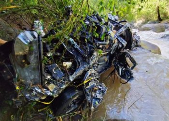 Localizan los cuerpos de policías arrastrados por el río en Veracruz