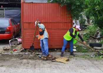 Continúa Jornada de Limpieza con vecinos de la colonia Casa Blanca Segunda Sección
